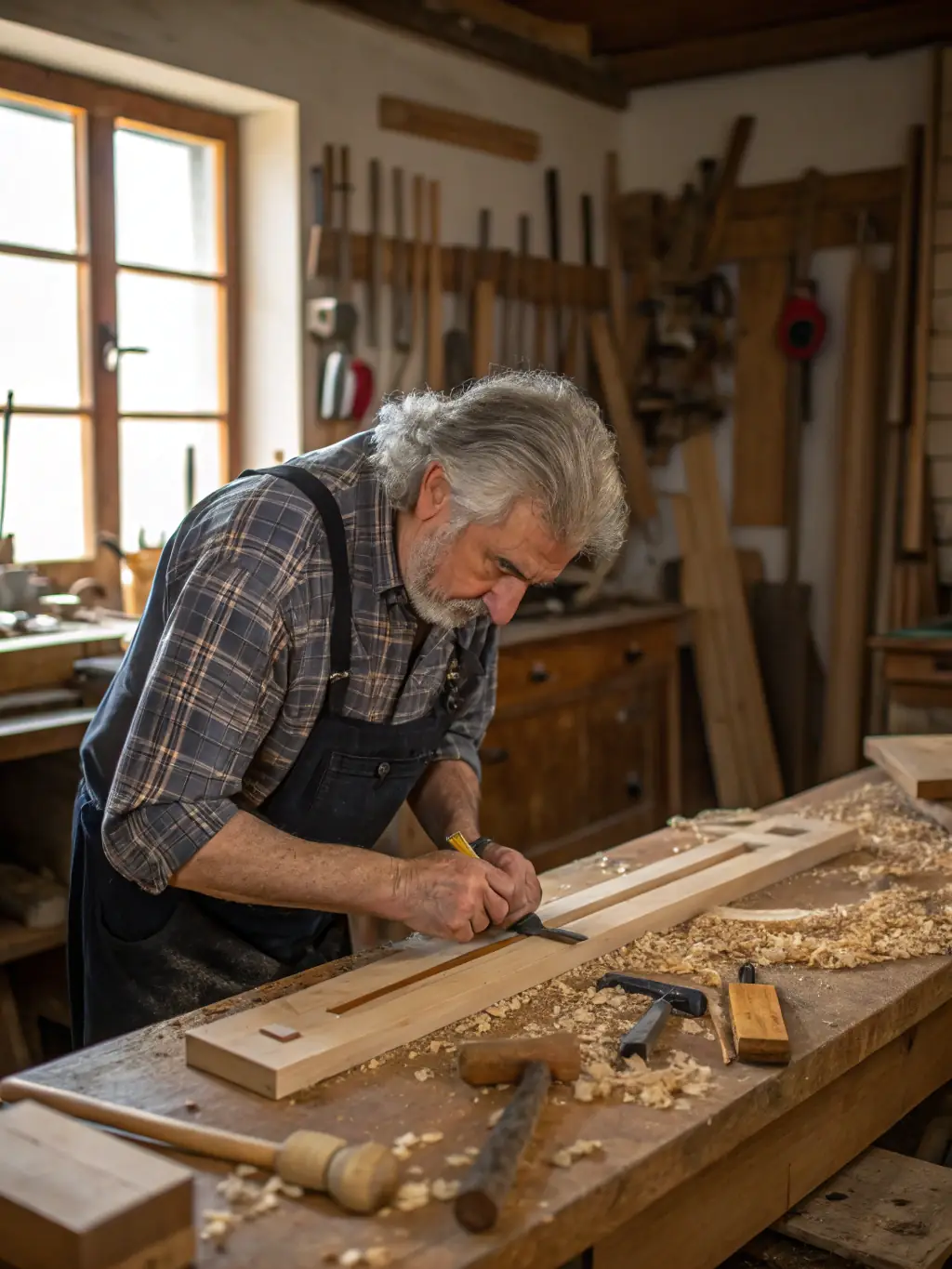 A close-up shot of hands skillfully turning a piece of wood on a traditional lathe, showcasing the intricate details and craftsmanship involved in wood turning at LE 3E COPEAU.